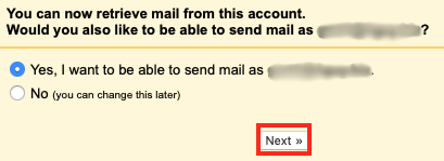 Yes, I want to be able to send mail